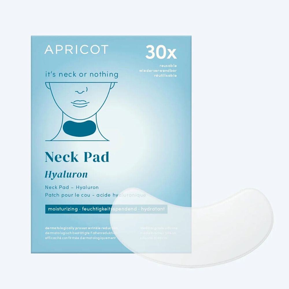 APRICOT | Wiederverwendbares Hals Pad mit Hyaluron - 30 Behandlungen