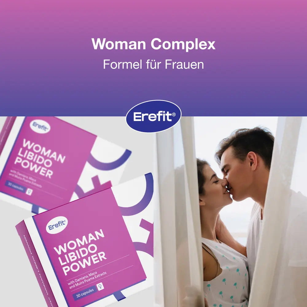Erefit® | Woman Complex Libido Power für Frauen und ihr sexuelles Wohlbefinden - 30 Kapseln