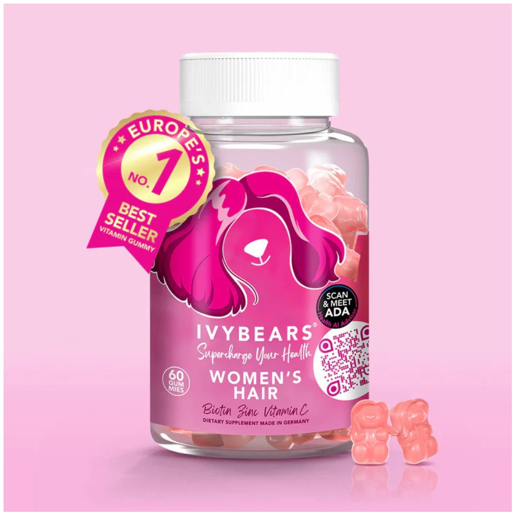 IvyBears | Women´s Hair Vitamins - Multi-Vitamin-Komplex für Haar, Haut & Nägel