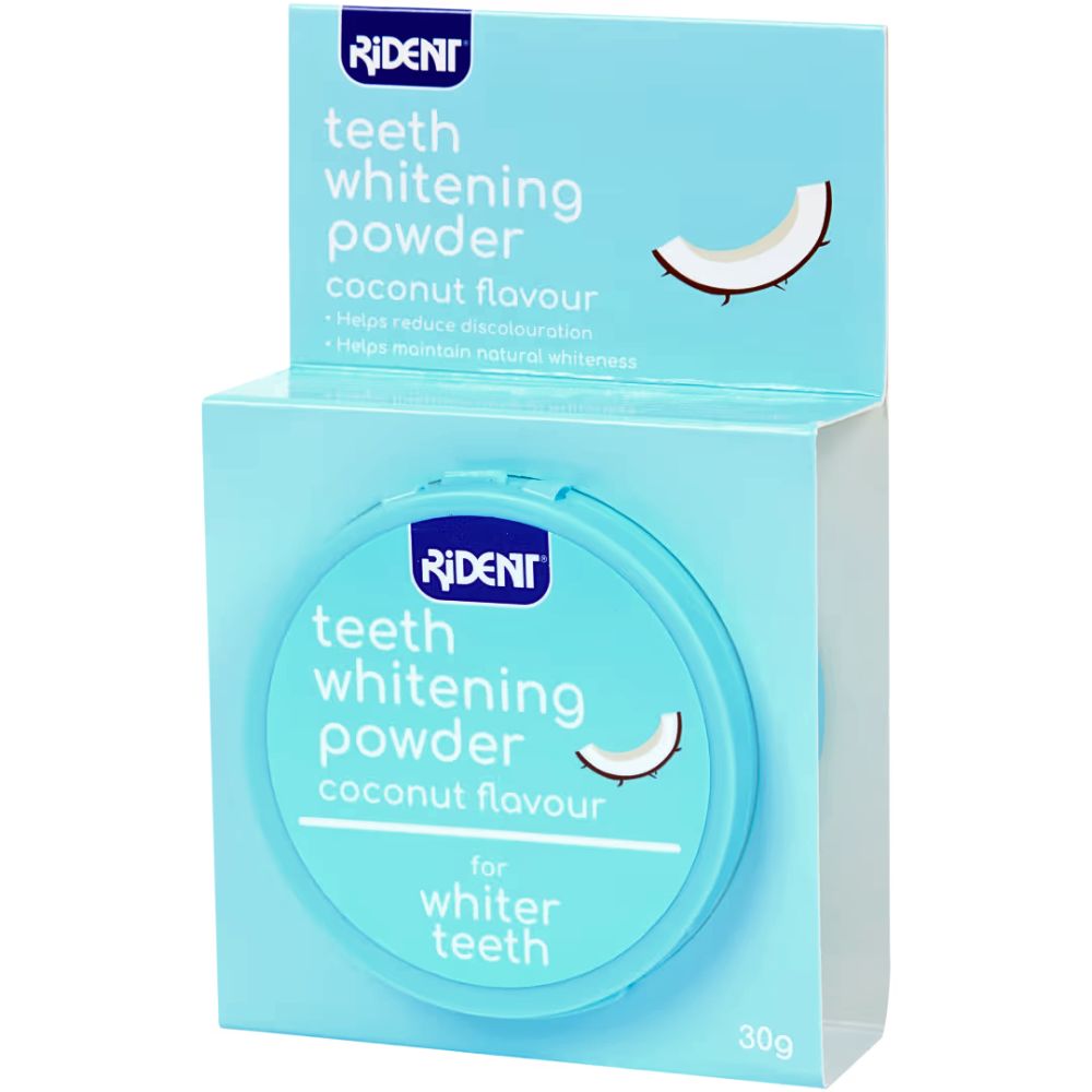Rident | Zahnaufhellungspulver - 30g - 4 Verschiedene Geschmacksrichtungen