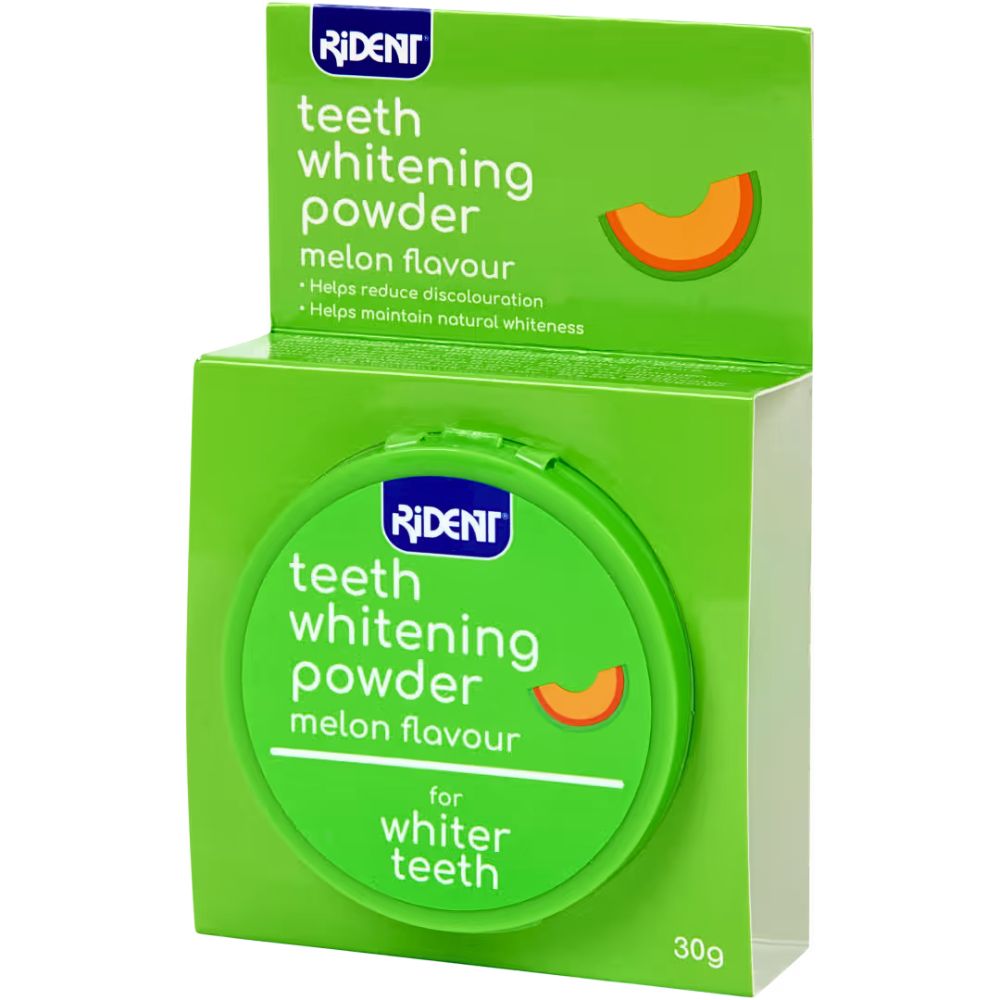 Rident | Zahnaufhellungspulver - 30g - 4 Verschiedene Geschmacksrichtungen
