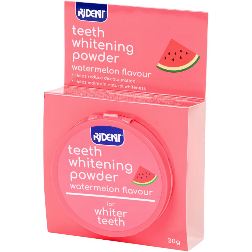 Rident | Zahnaufhellungspulver - 30g - 4 Verschiedene Geschmacksrichtungen
