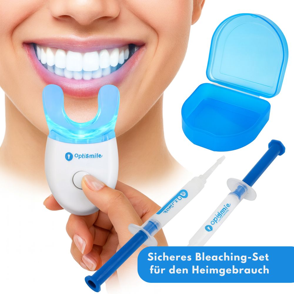 OptiSmile | Zahnaufhellungsset für Zuhause - 9 Behandlungen