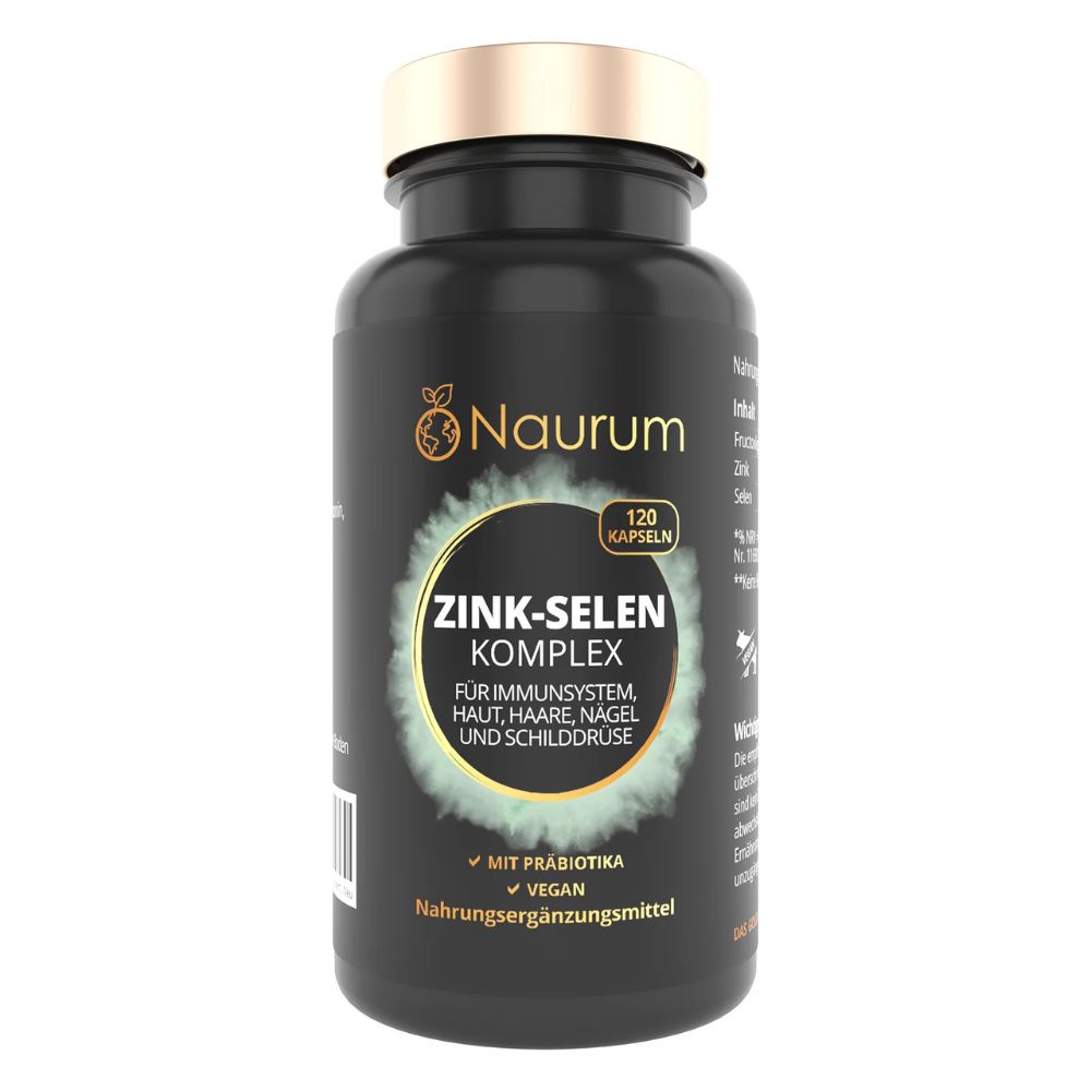 Naurum | Zink Selen Komplex - 120 Kapseln - 4 Monatsvorrat