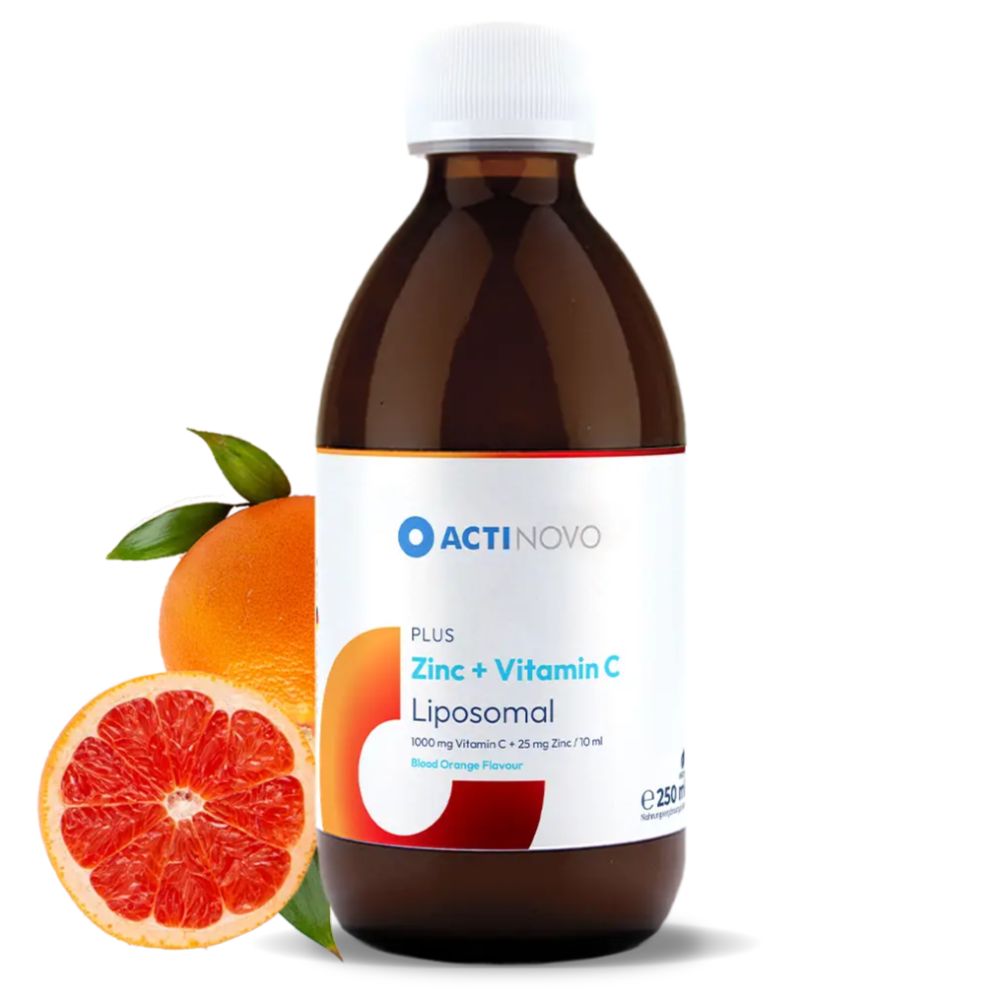 ActiNovo | Zink + Vitamin C Liposomal mit Blutorangengeschmack - 250ml