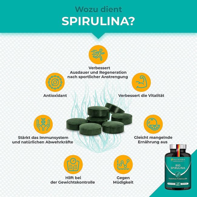 Nutrimea BIO Spirulina Presslinge