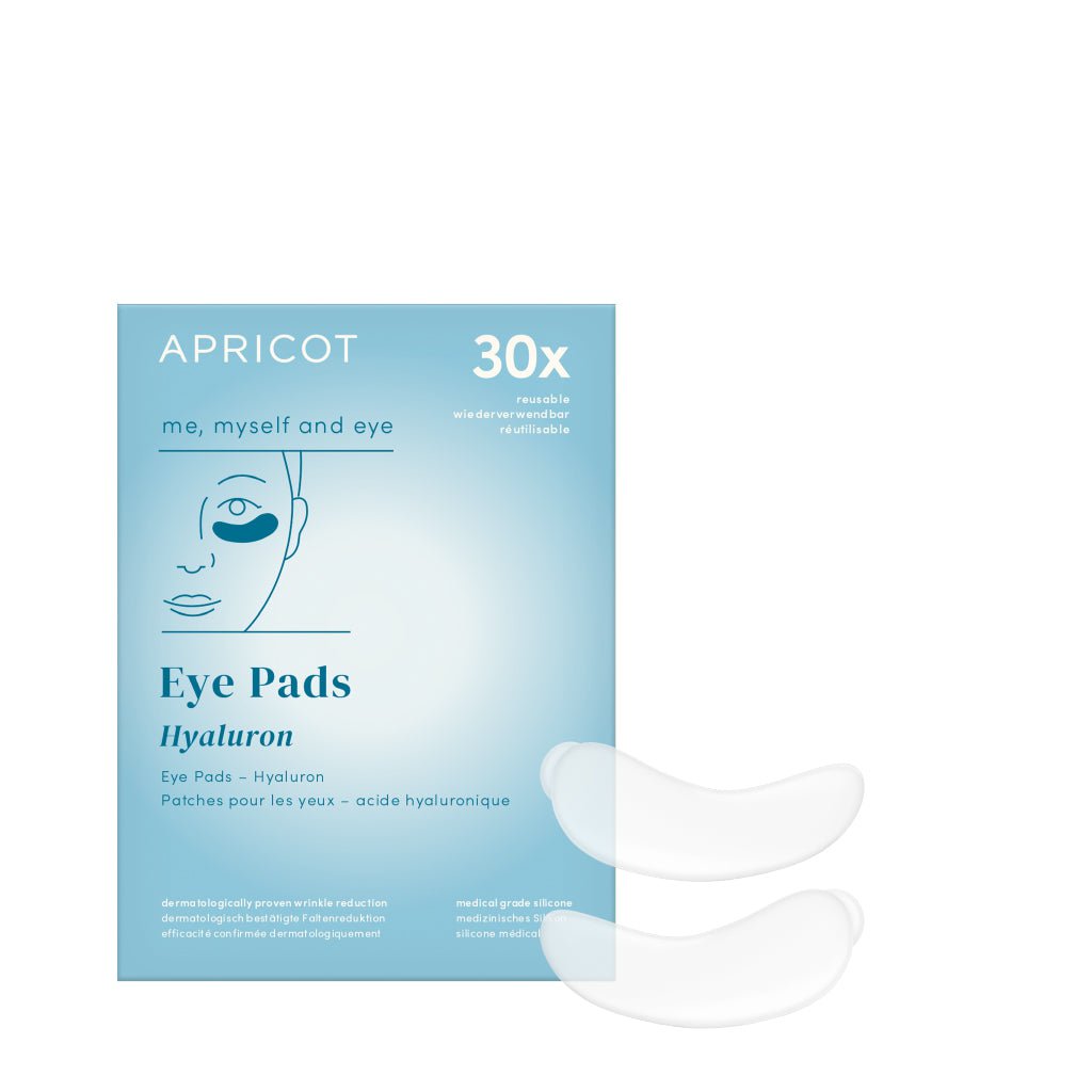 APRICOT I Augen Pads mit Hyaluron I 30 Behandlungen I Faltenreduzierung