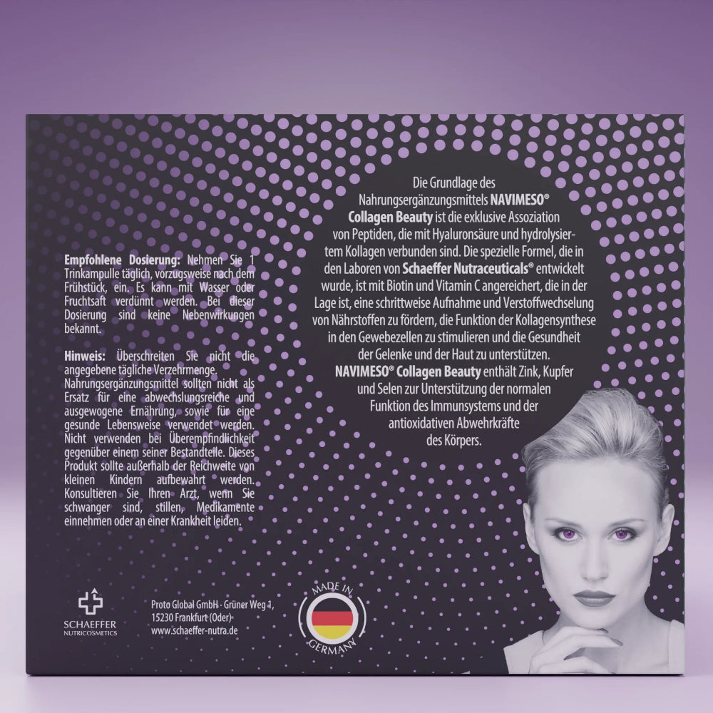 NAVIMESO® | Collagen Beauty – Das ultimative Schönheitselixier für Haut, Haare & Nägel