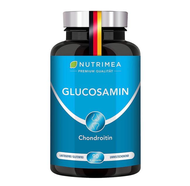 Glucosamin & Chondroitin Hochdosiert + MSM + MANGAN | Einmalige Gelenk-Komplex FORTE PLUS 4in1 Kombi | Gelenkkapseln für gesunde Gelenke, Knochen, Knorpel, Bindegewebe Kapseln Gegen Gelenkschmerzen