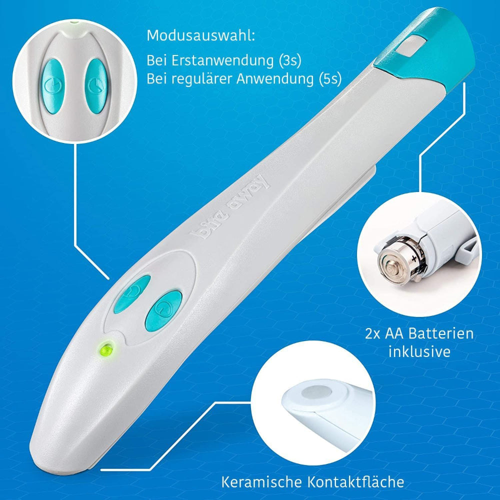 bite away® two | elektronischer Stichheiler - Der original Stichheiler gegen Juckreiz bei Insektenstichen