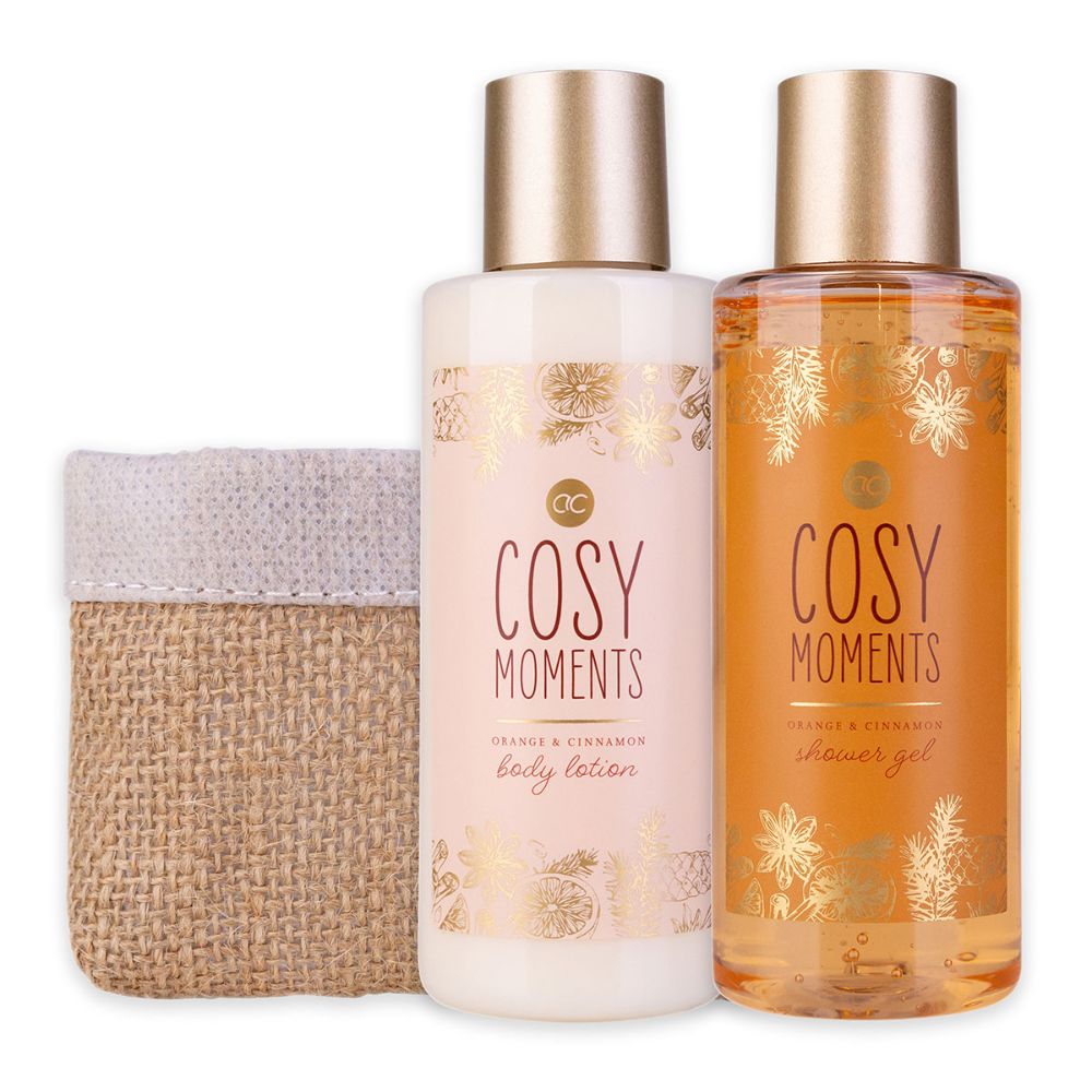 Accentra | Cosy Moments Badeset mit Orange & Zimt - 300 ml