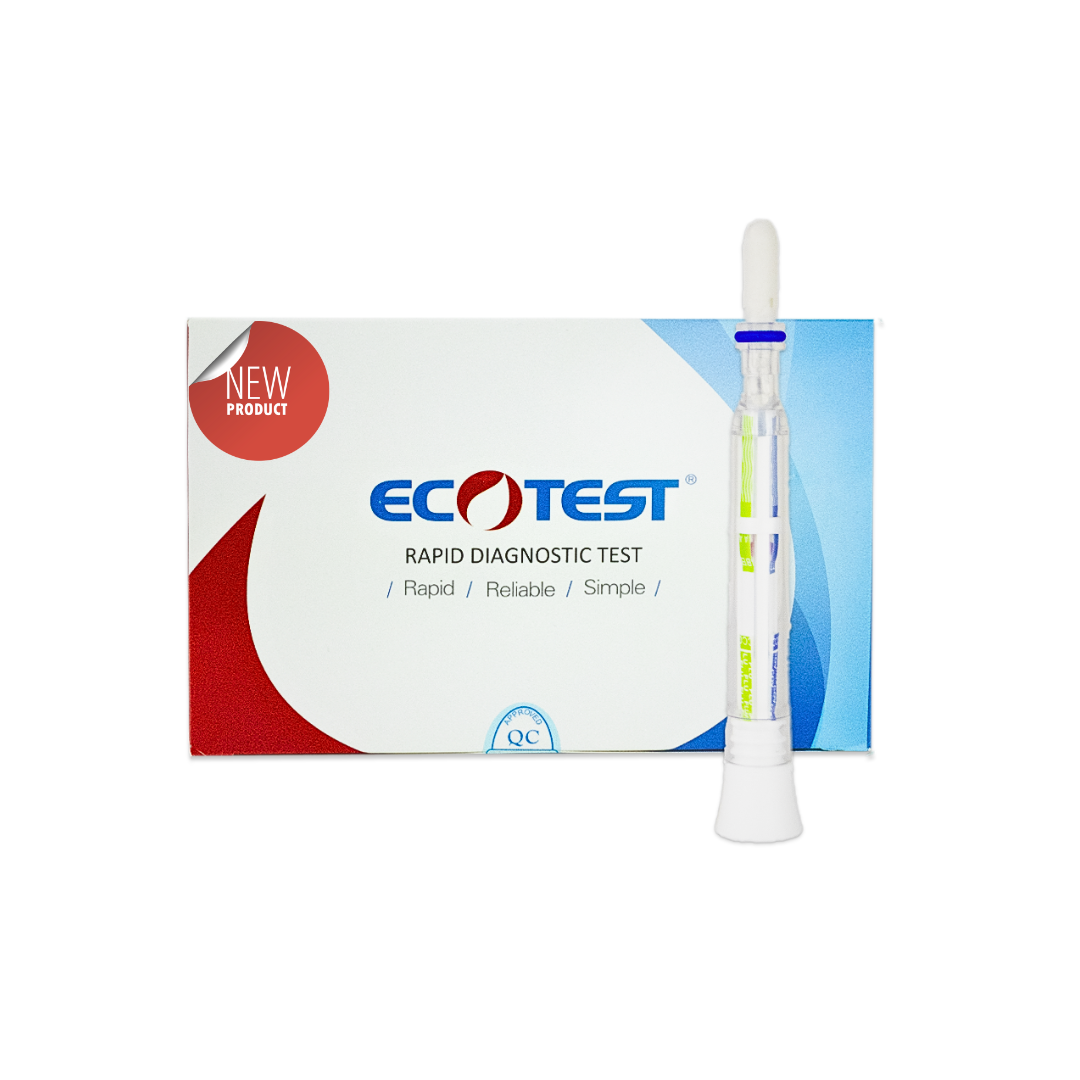 ECOTEST – 20Stk. Pen COMBO 4in1 Schnelltest | COVID-19 | Influenza A+B | RSV | 1 Abstrich, 4 Ergebnisse + Gratis Nanovio