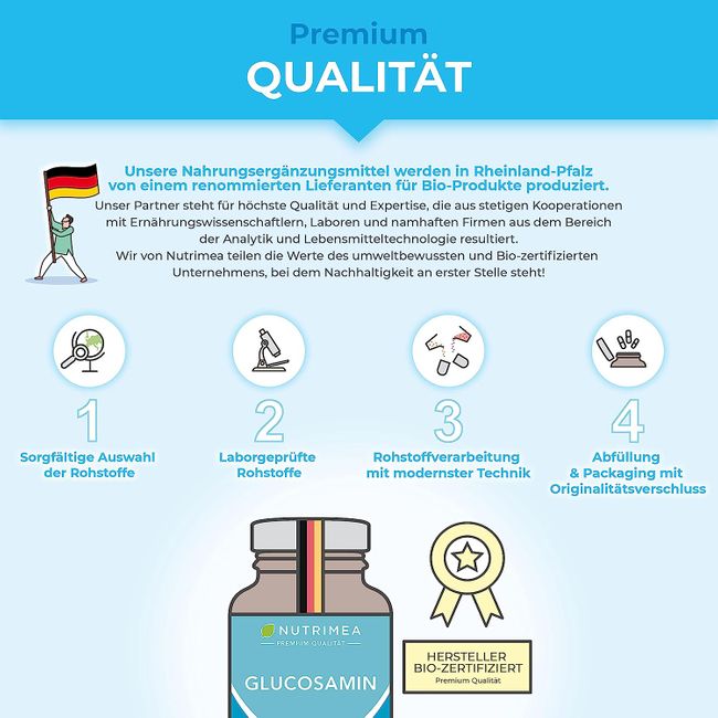 Glucosamin & Chondroitin Hochdosiert + MSM + MANGAN | Einmalige Gelenk-Komplex FORTE PLUS 4in1 Kombi | Gelenkkapseln für gesunde Gelenke, Knochen, Knorpel, Bindegewebe Kapseln Gegen Gelenkschmerzen