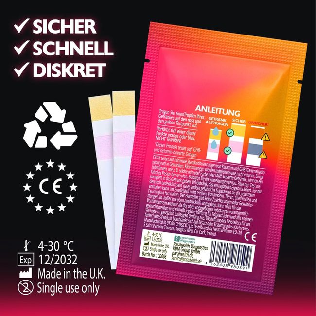 DrinkCheck K.O. Tropfen Schnelltest