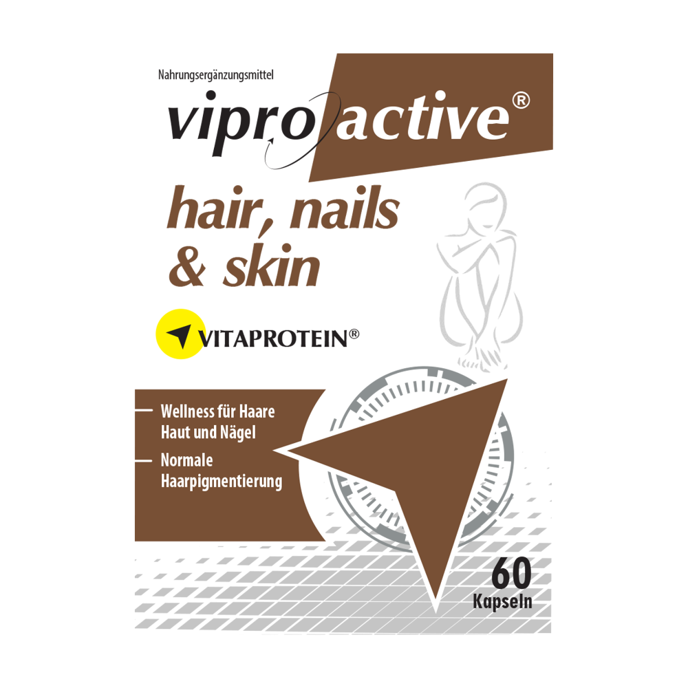 Viproactive | Hair, Nails & Skin für gesundes Haar, starke Nägel & strahlende Haut