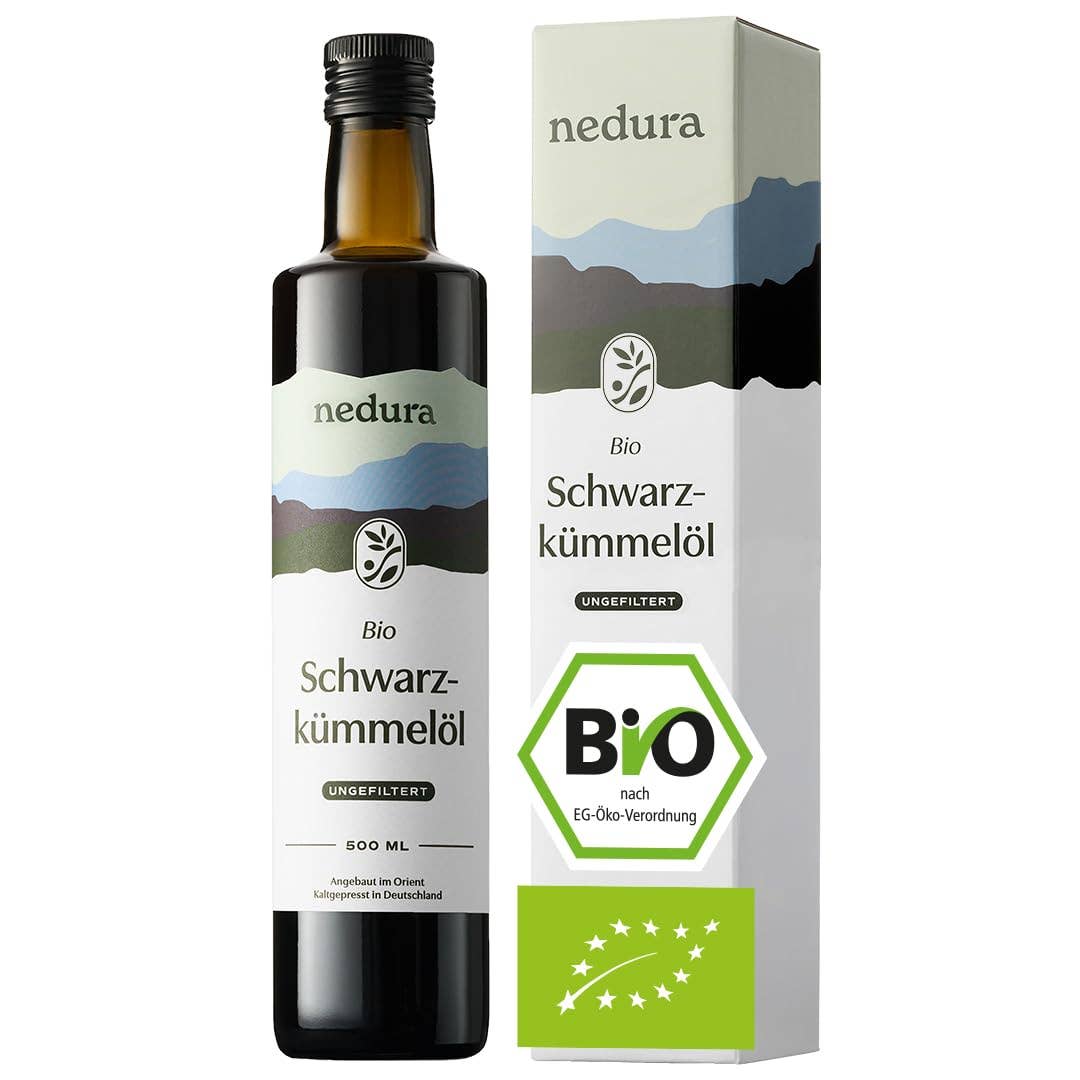 Nedura BIO Schwarzkümmelöl - Ungefiltert - 250 / 500 ml