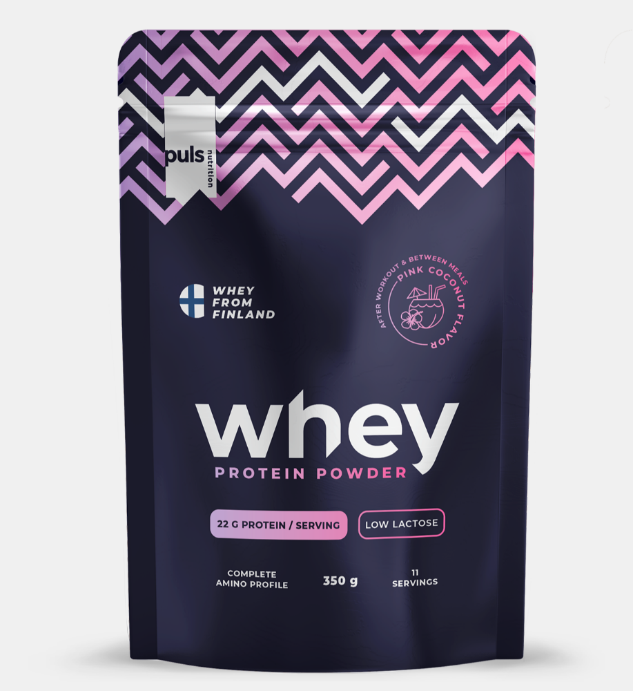Puls Nutrition | Whey Pink Coconut Proteindrink - 350 g