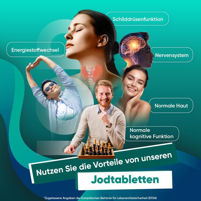 WeightWorld | Jod 400µg & Kaliumjodid – 365 vegane Tabletten