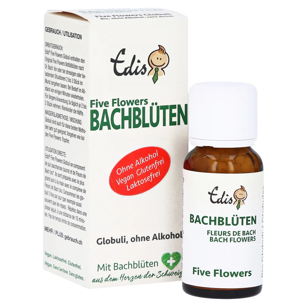 Edis Five Flowers Notfall Bio Bachblüten Globuli