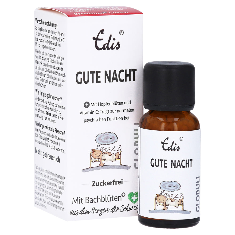 Edis Gute Nacht Bio Bachblüten Globuli