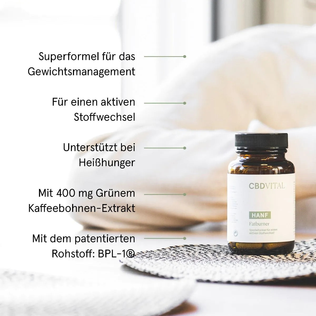 CBD Vital I Hanf Fatburner I Kapseln