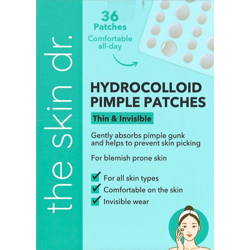 The Skin Dr. | Hydrocolloid Pickel Pflaster - 36 Stück Anti-Pickel Patches