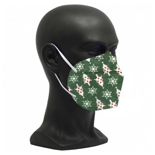 Green Christmas I FFP2 Masken I Weihnachtsmotiv