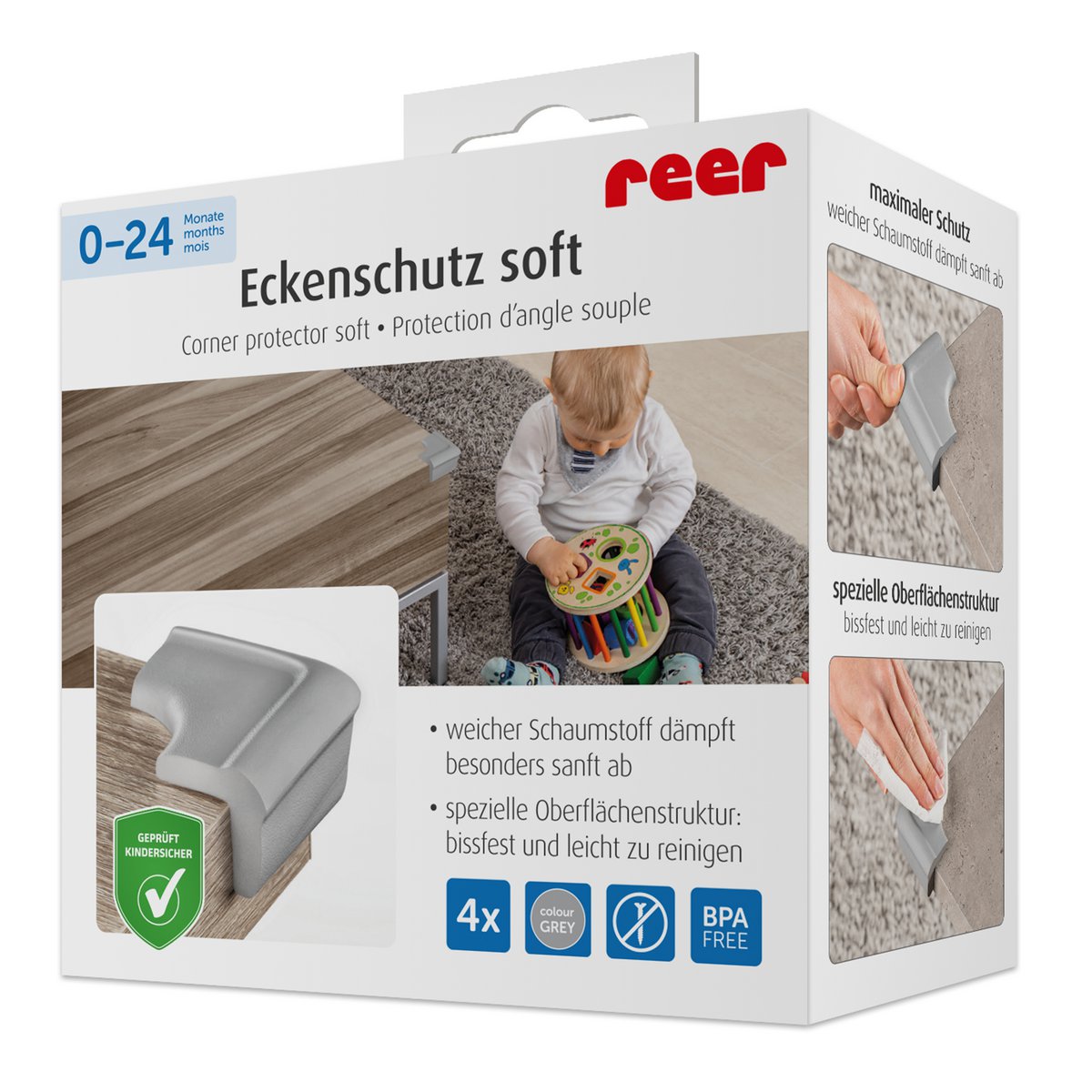 reer | Kantenschutz weich - Grau