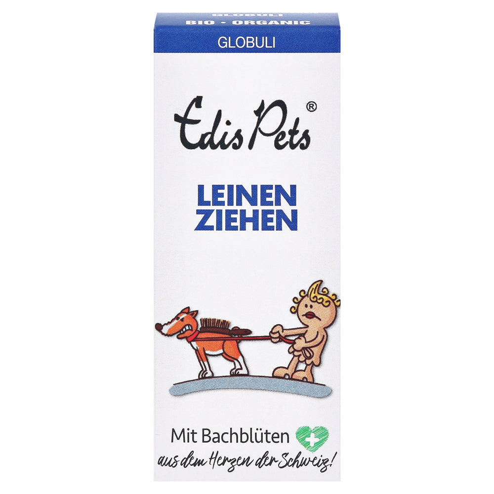 Edis Pets Leinenziehen Bio Bachblüten Globuli für Hunde