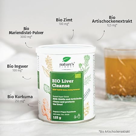 Nature's Finest I Bio Liver Cleanse I Leberreinigung mit Mariendistel und Artischocken