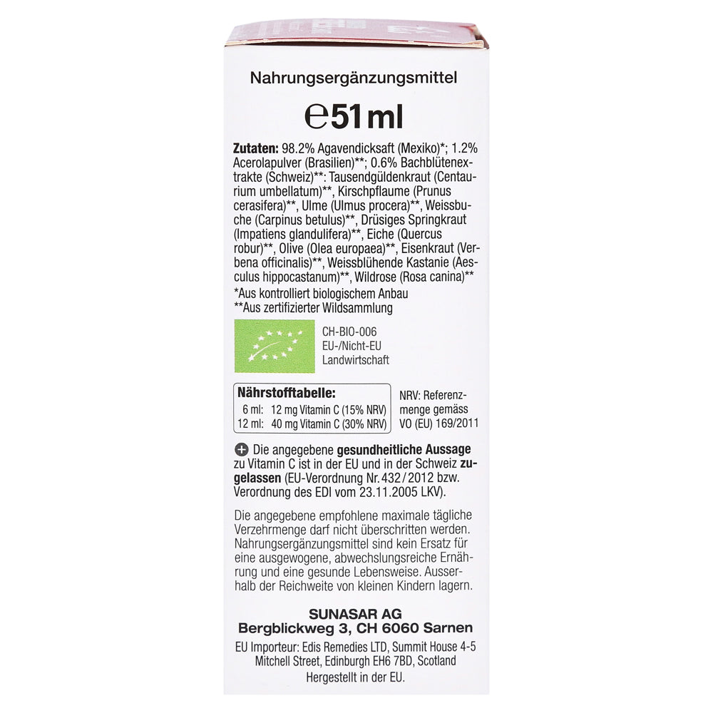 Edis Oxidativer Stress Schutz Bio Bachblüten Sirup