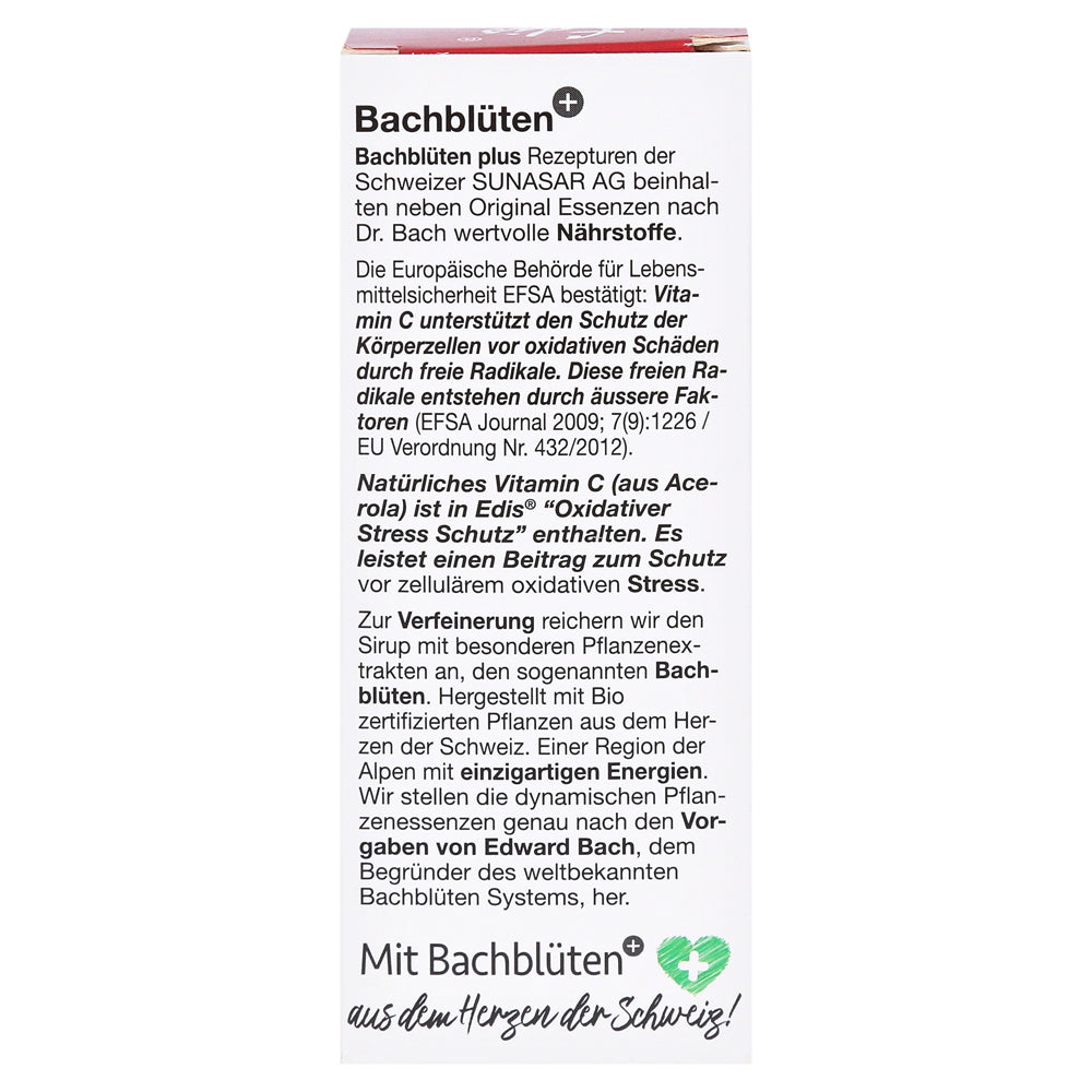 Edis Oxidativer Stress Schutz Bio Bachblüten Sirup