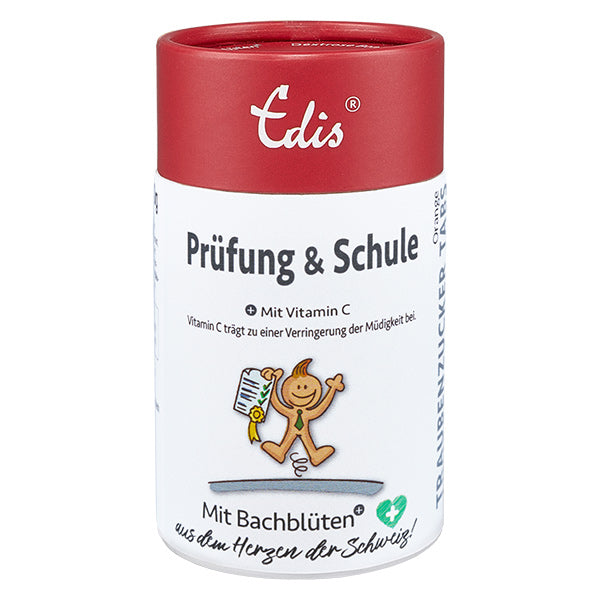 Edis Prüfung & Schule Bio Bachblüten Traubenzuckertabletten