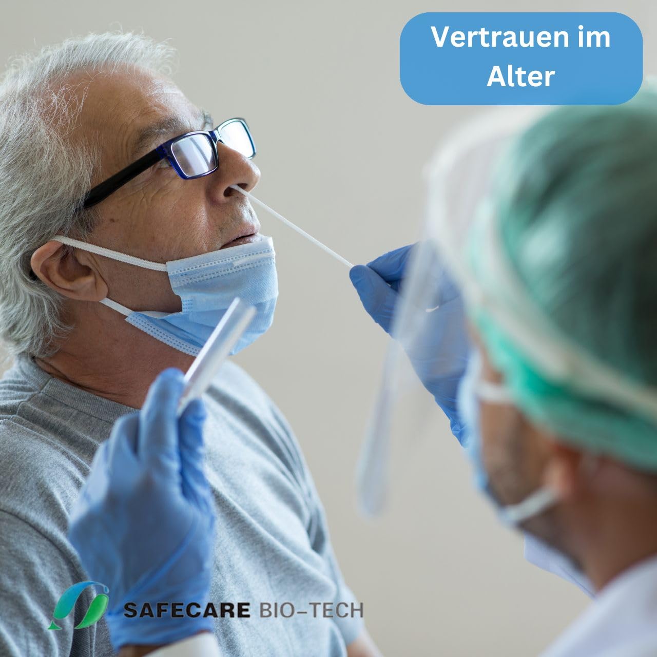 AKTION! 10 Stück - Safecare Laien Nasal Covid-19 Corona Test - CE 1434 - MHD 01/26 - Alle neuen Varianten.