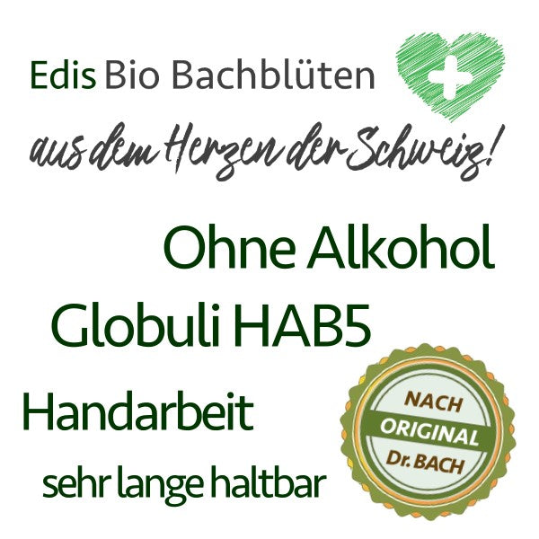 Edis Nr. 1 Agrimony Bio Bachblüten Globuli für Innere Harmonie