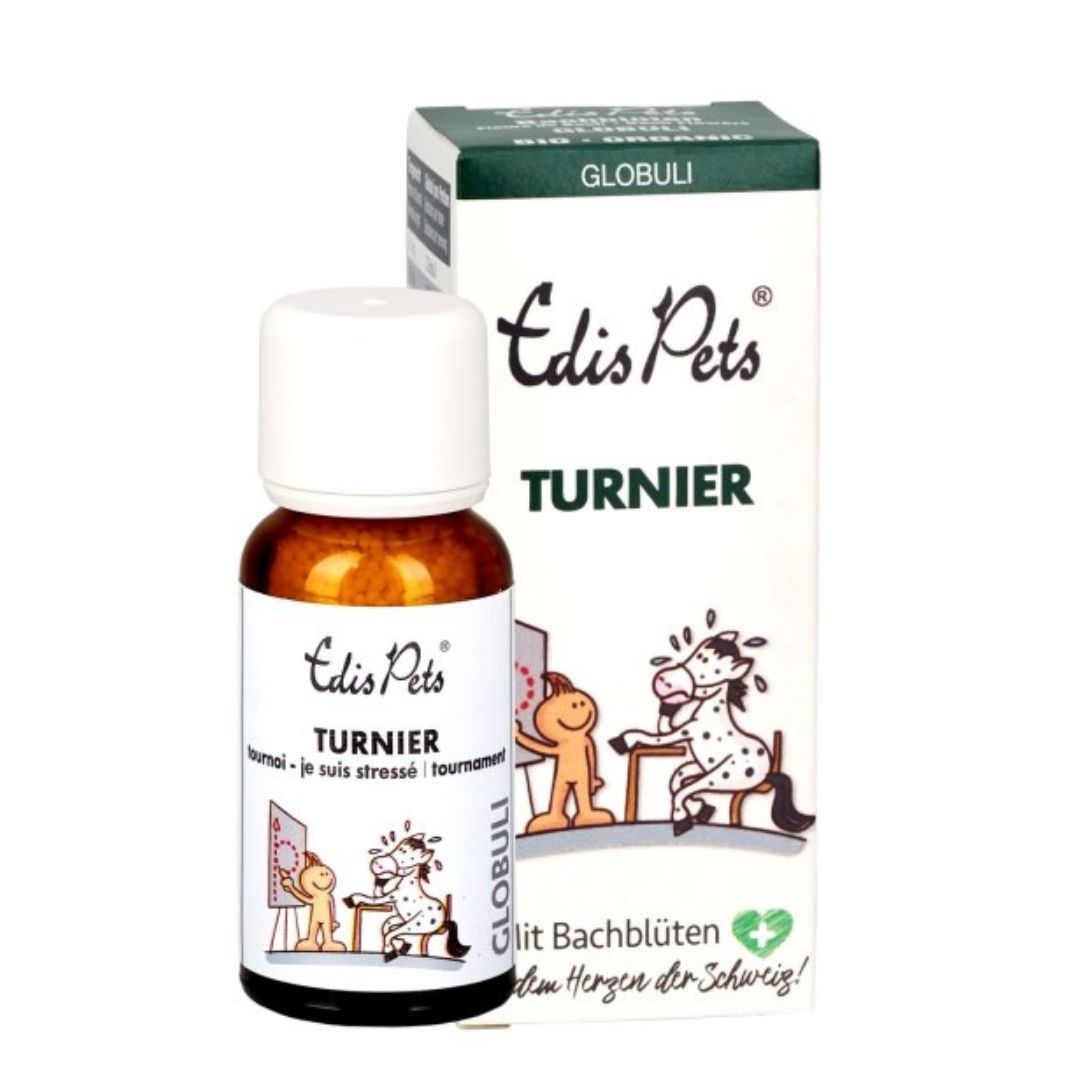 Edis Pets Turnier Bio Bachblüten Globuli für Pferde