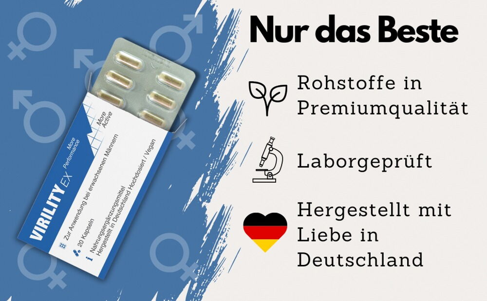 Virility Ex | Kapseln für den aktiven Mann - 20 St.