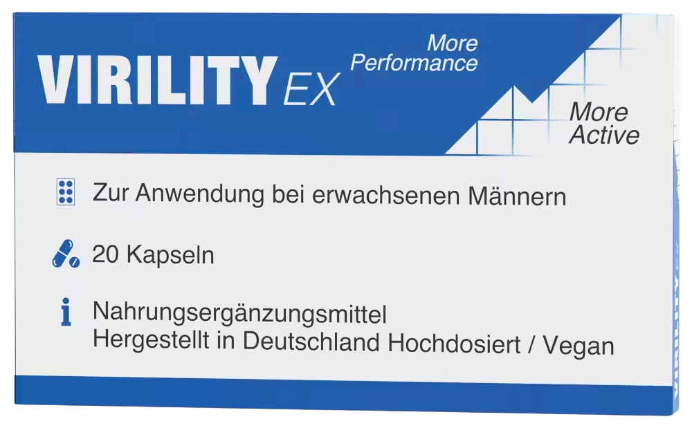 Virility Ex | Kapseln für den aktiven Mann - 20 St.