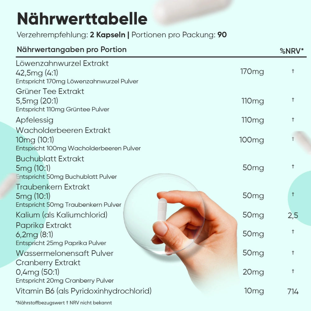 WeightWorld | Water Away 11 in 1 Komplex - 180 Kapseln