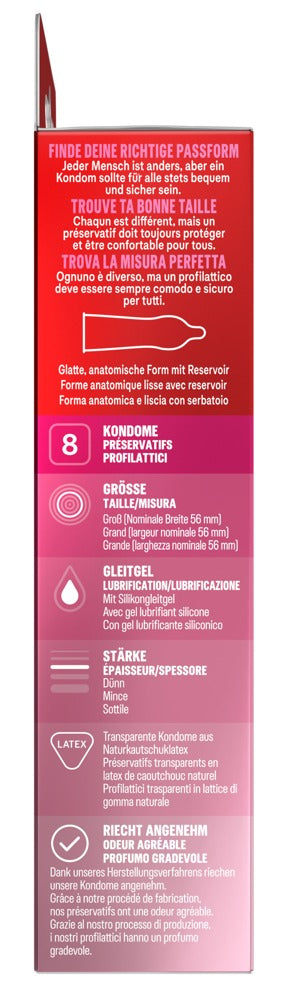 Kondome „Gefühlsecht Classic“ I transparent I Durex I 8 Stück