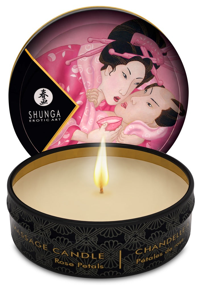 Mini Massage Kerze | Shunga | Roses
