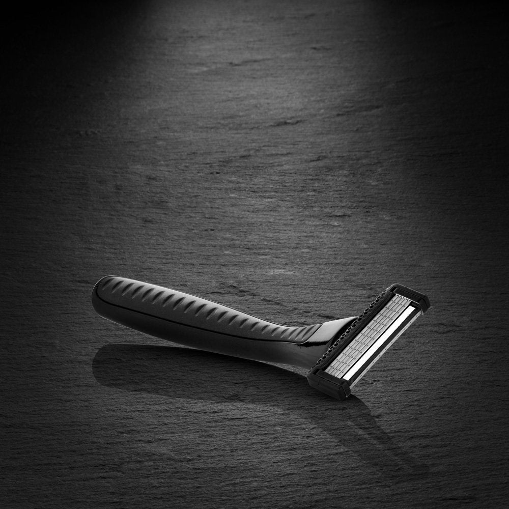 RASIERER Elegant Glide | OMRO | Rasierset schwarz | 5-Klingen Technologie + Trimmklinge