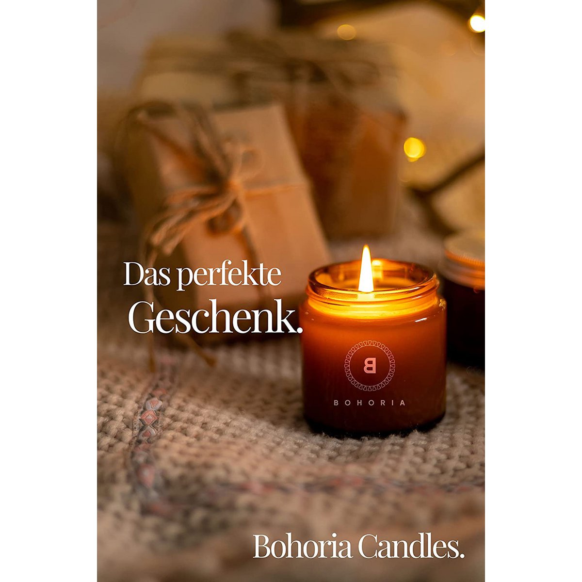 Palo Sanot I BOHORIA® I Premium Aromatherapie-Kerze – Duftkerze