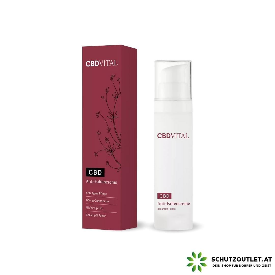 Anti-Faltencreme mit CBD