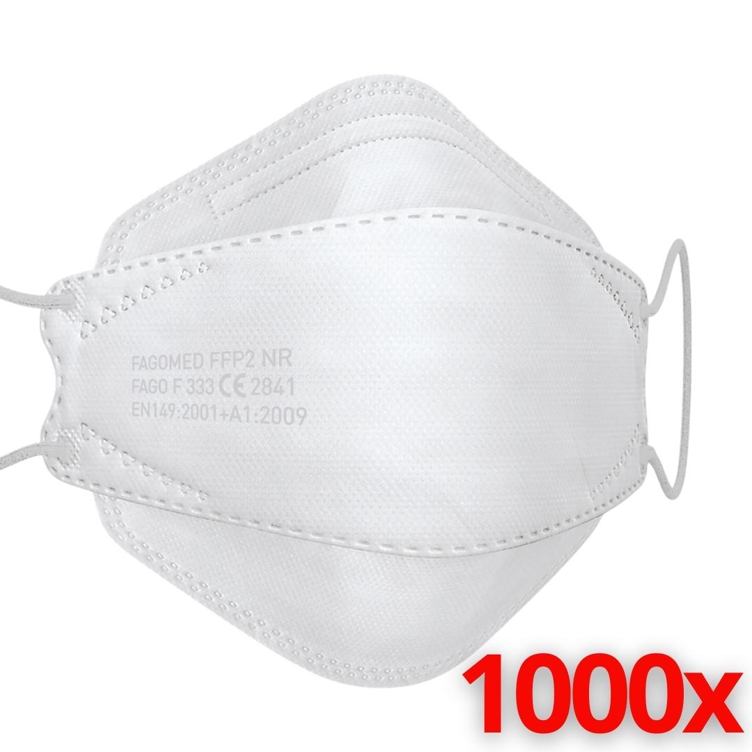 Großpackung I FFP2 Butterfly Form I Weiß I ab 0,59€/Stück