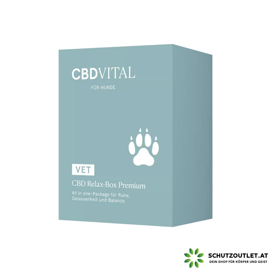 VET CBD Relax-Box Premium I CBD Vital I All in one-Package für Ruhe, Gelassenheit und Balance