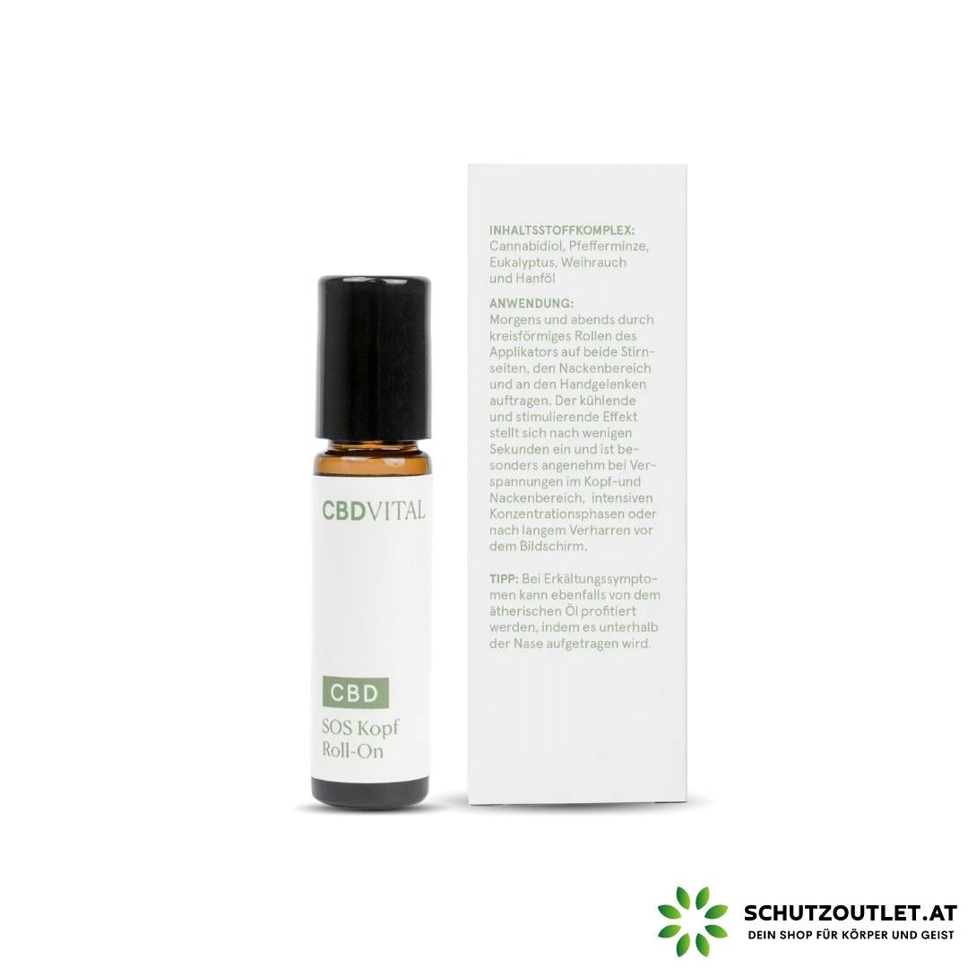 CBD SOS Kopf Roll-On I CBD Vital I Perfekt für unterwegs