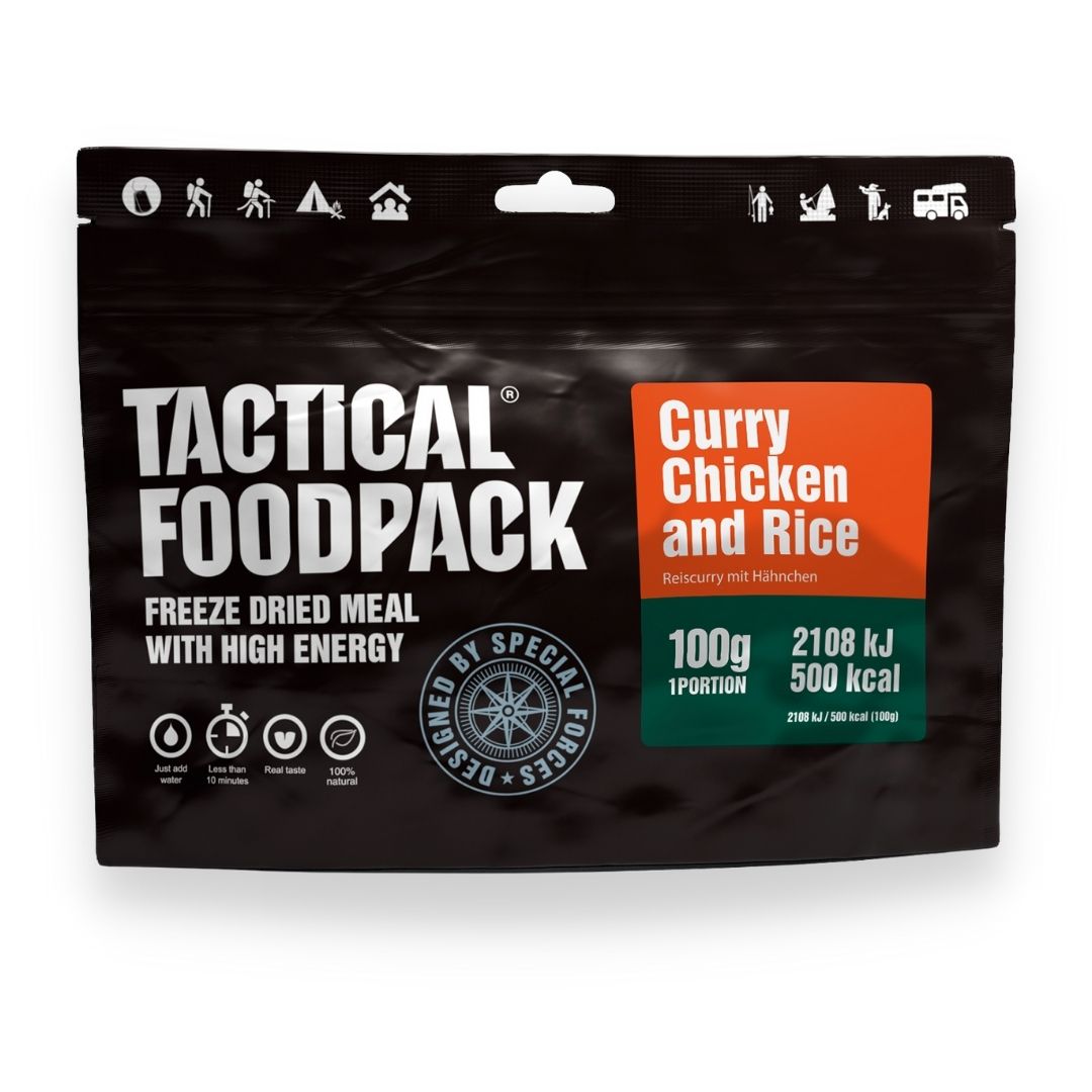 Tactical Foodpack | Curry Huhn mit Reis 500 kcal