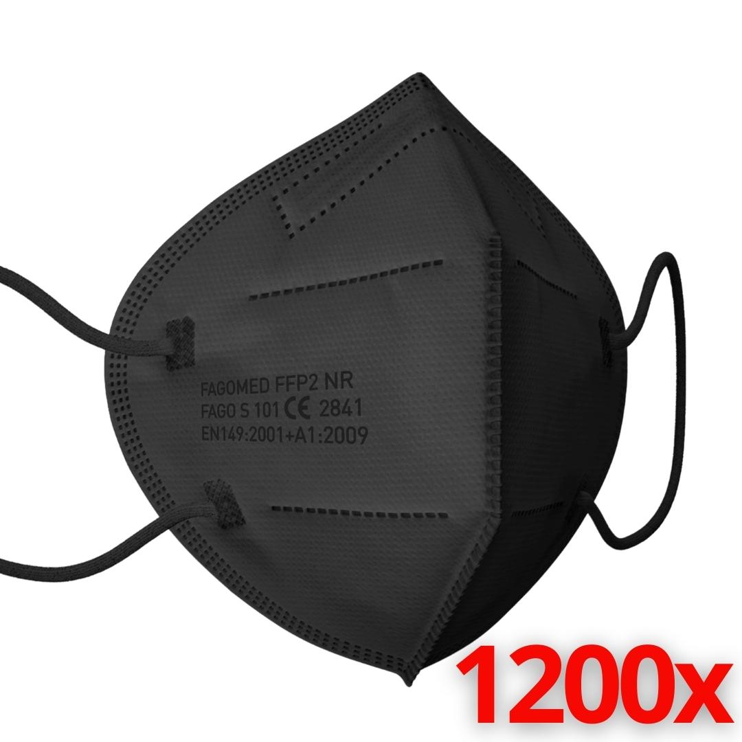 FFP2 Schwarz I Großpackung I Bunte FFP2 I ab 0,55€/Stück