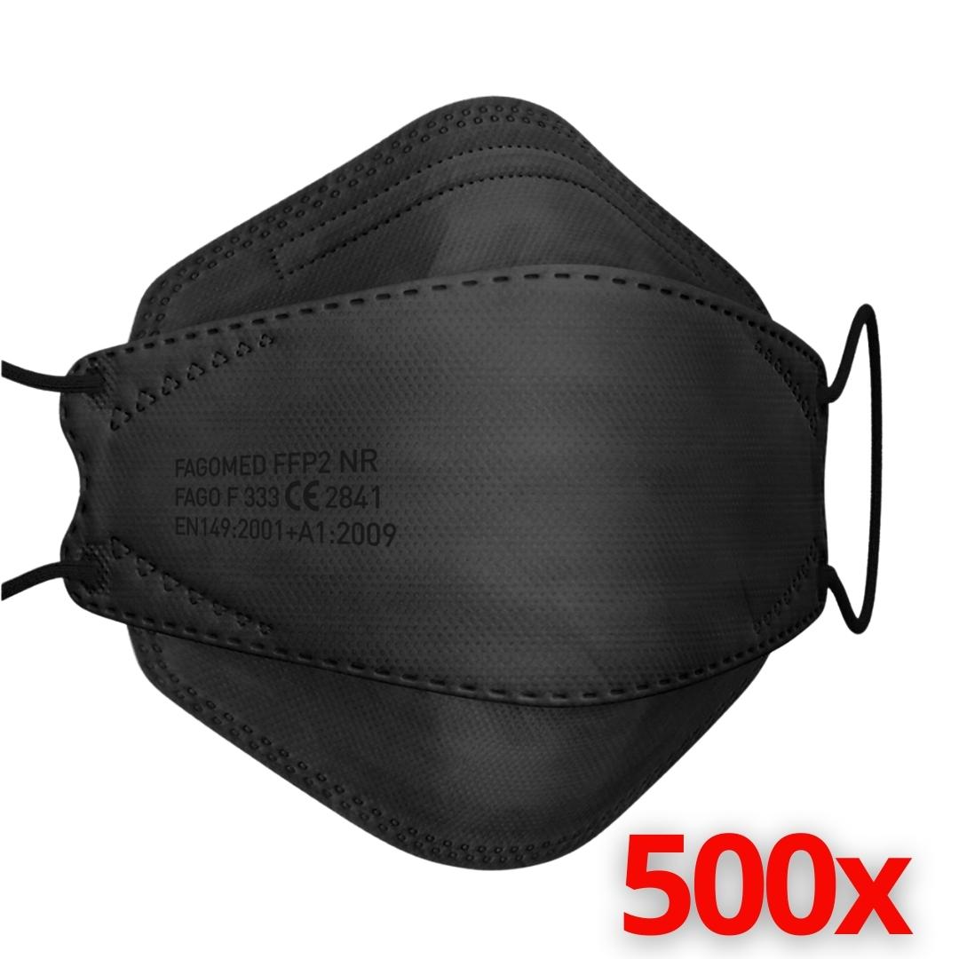 Großpackung I FFP2 Butterfly Form I Schwarz I ab 0,59€/Stück